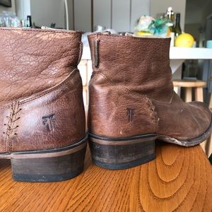 Frye leather booties
